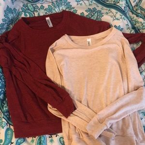 2 American apparel sweaters